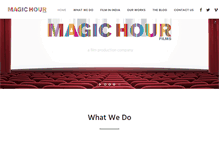Tablet Screenshot of magichourfilms.com